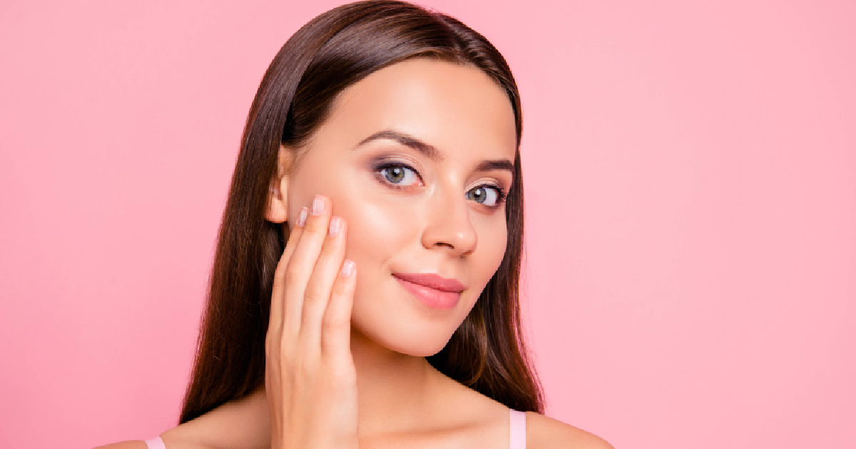 A women showing her face after mirapeel (6-in-1 Facial System) in Meridian, ID